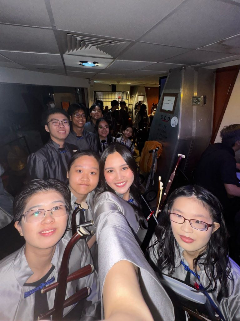 This was us backstage before the concert!