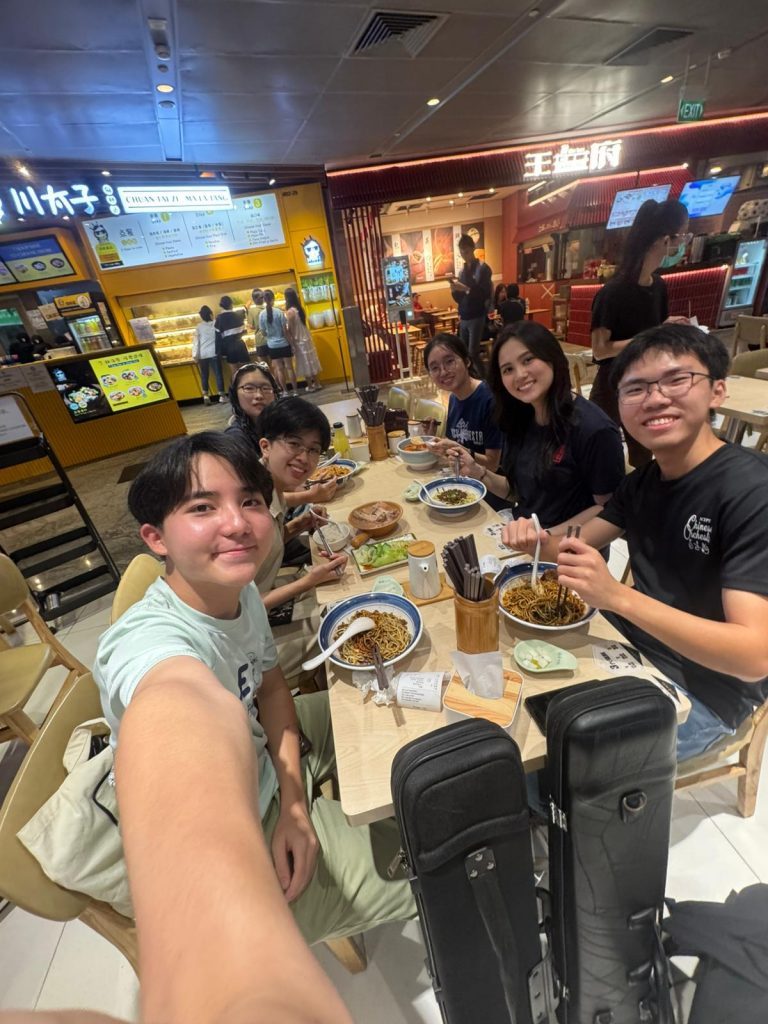 Gaohu pre-concert lunch at Guoco Tower!